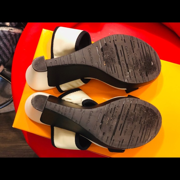 Calvin Klein Wedge Sandals - Picture 6 of 6